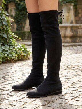 Stuart Weitzman black over the knee boots